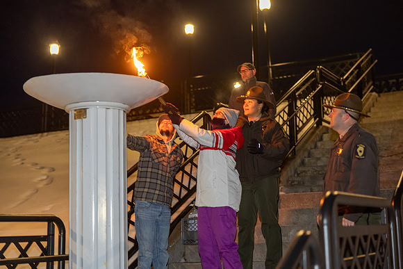 Winter Games Tourch Lighting Ceremony