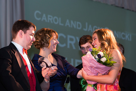 Jason & Stacey Sanicki Present Crystal Heart Award