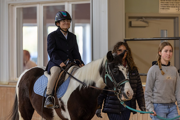 Jessie Bella riding Gunner