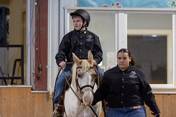 James Hayes riding Sugar in Stock Seat Equitation