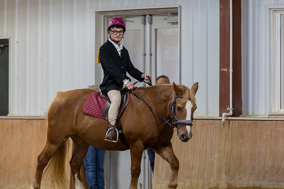 Gavin Lyons riding Heidi