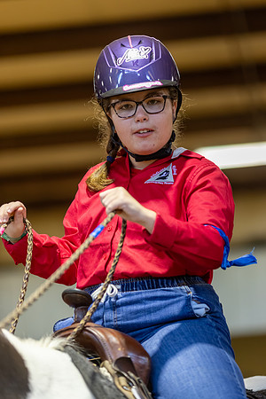 Amelia Montell riding Shiloh in Stock Seat Equitation