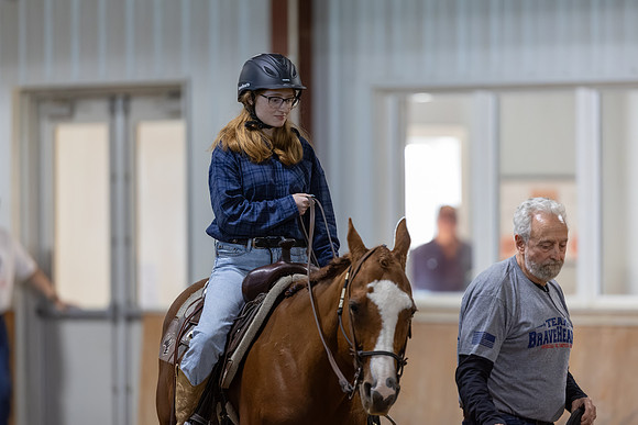 Adalee Scott riding Ichi in Working Trails