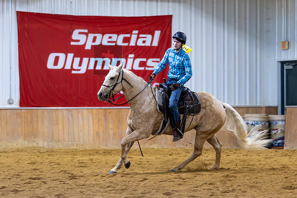 Evan McKay riding Juice in Stock Seat Equestrian