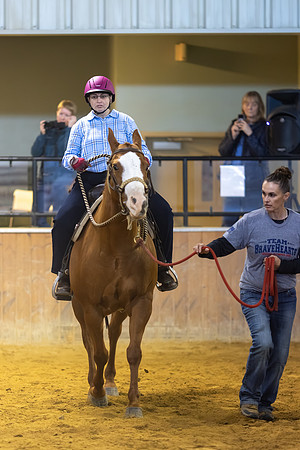 Chelsey Baker riding Cookie in Stock Seat Equitation