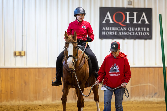 Fiona Hoffman riding Amir in Working Trails