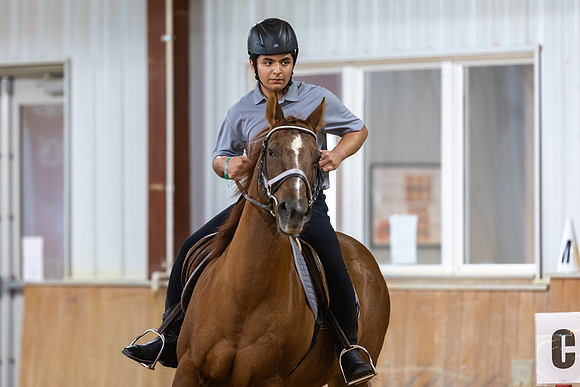 Dimas Arichabala Jr. riding Mabel