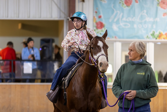 Alysa Sisco riding Bella in Stock Seat Equitation