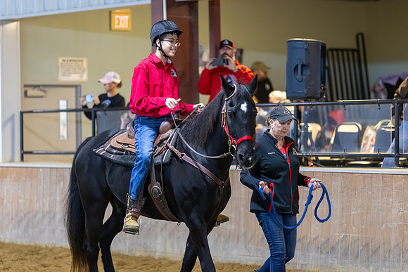 Michael Babel riding Merlin in Stock Seat Equitation