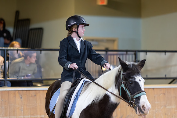 Lucile Beck riding Gunner