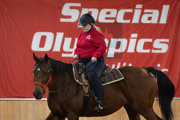 Abigail Eckmayer riding Pandora in Working Trails