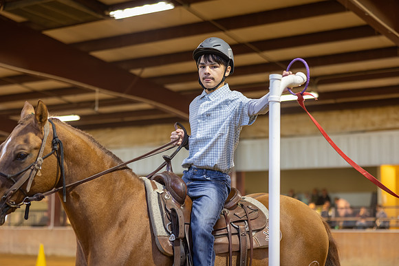 Anthony Pliego riding Enzo in Working Trails