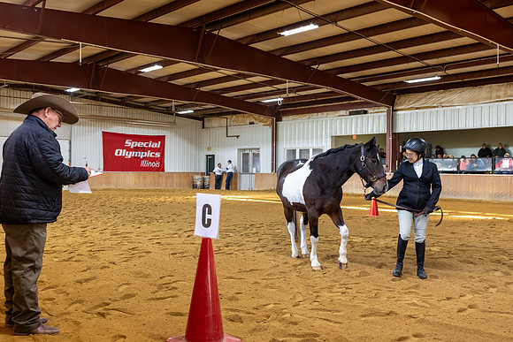 Stephanie Padilla riding Moose Tracks