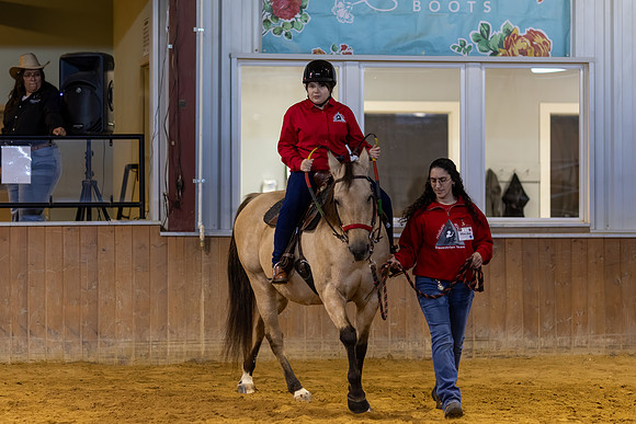 Olivia Hofferica riding Holly in Stock Seat Equitation