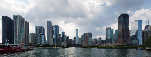 Chicago River Skyline