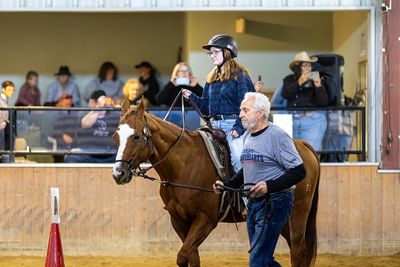 Adalee Scott riding Ichi in Stock Seat Equitation