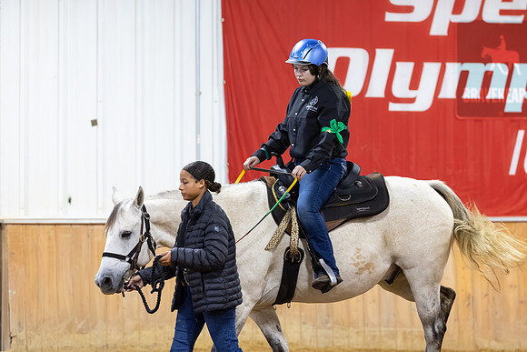 Chloe Gillum riding Tuffy in Working Trails