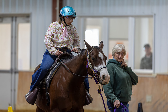 Alyssa Sisco riding Bella in Working Trails