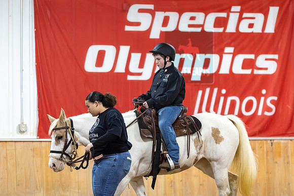 James Hayes riding Sugar in Working Trails