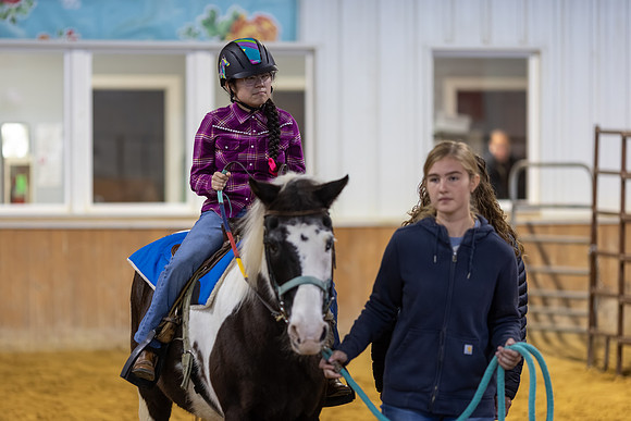 Jessie Bella riding Gunner in Stock Seat Equitation