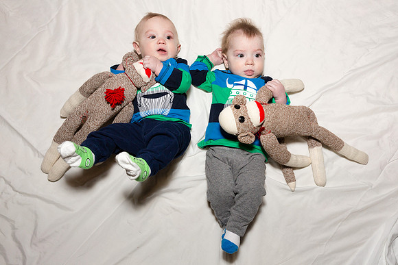 Oliver & Alastair, 7 Months