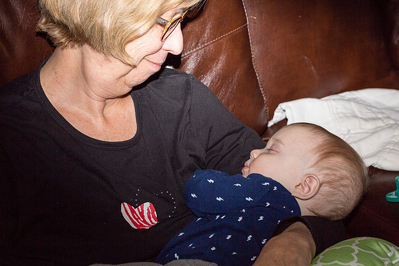 Sue with Oliver