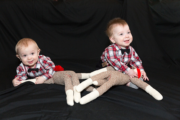 Oliver (left) and Alastair (right) 8 Months