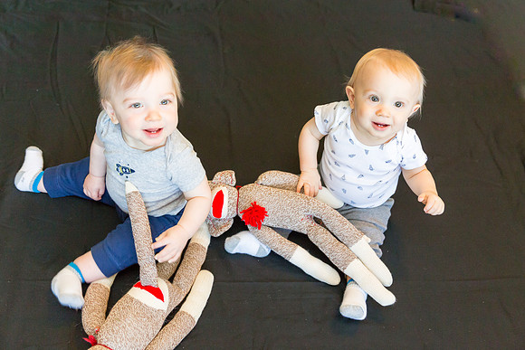 Alastair & Oliver, 11 Months