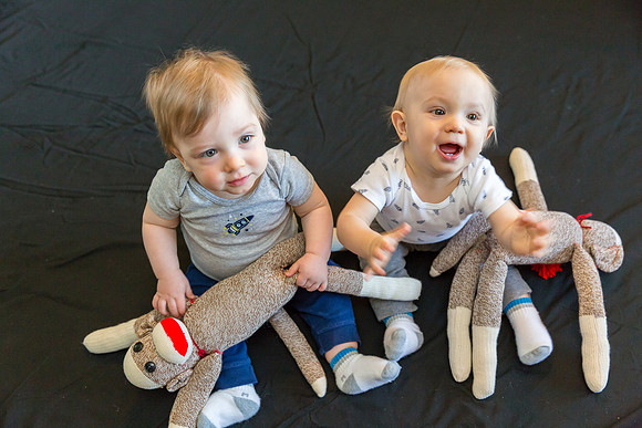 Alastair & Oliver, 11 Months