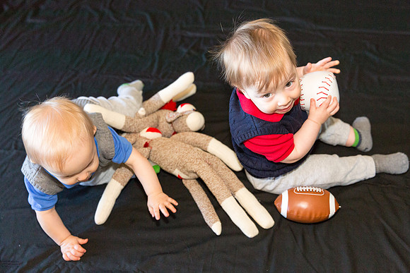 Oliver and Alastair, One Year