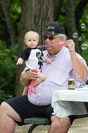 Oliver and Tony Try Out Bubbles