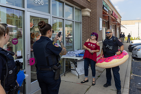Wheaton Police at Dunkin' Donuts