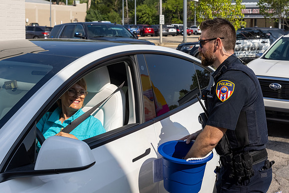 Wheaton Police at Dunkin' Donuts