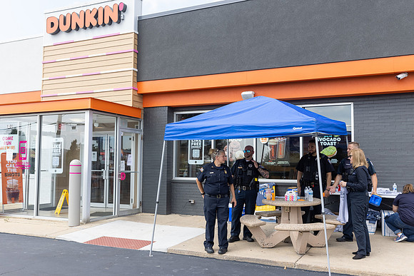 Montgomery Police at Dunkin' Donuts