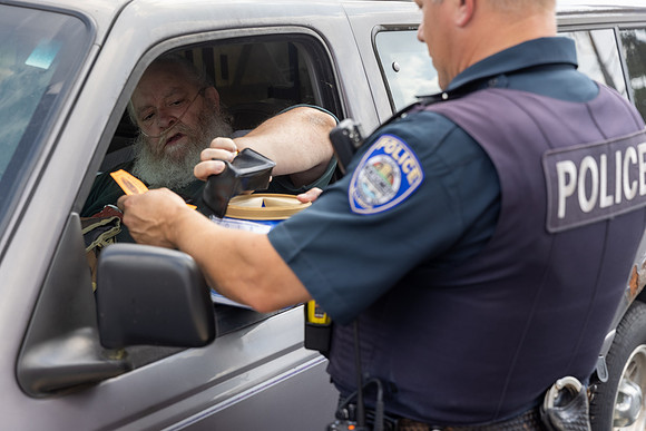 Montgomery Police at Dunkin' Donuts