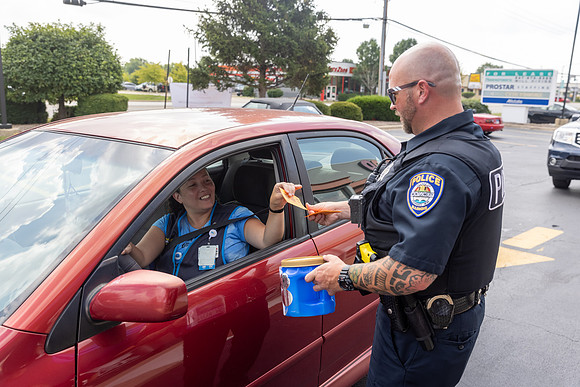 Montgomery Police at Dunkin' Donuts