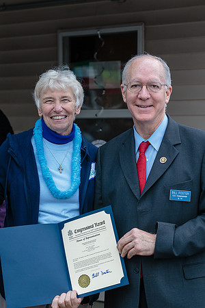US Representative Bill Foster and Sr. Kathleen Ryan