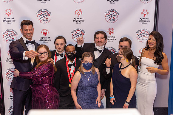 Kenny Braasch and Mari Pepin with the Athletes